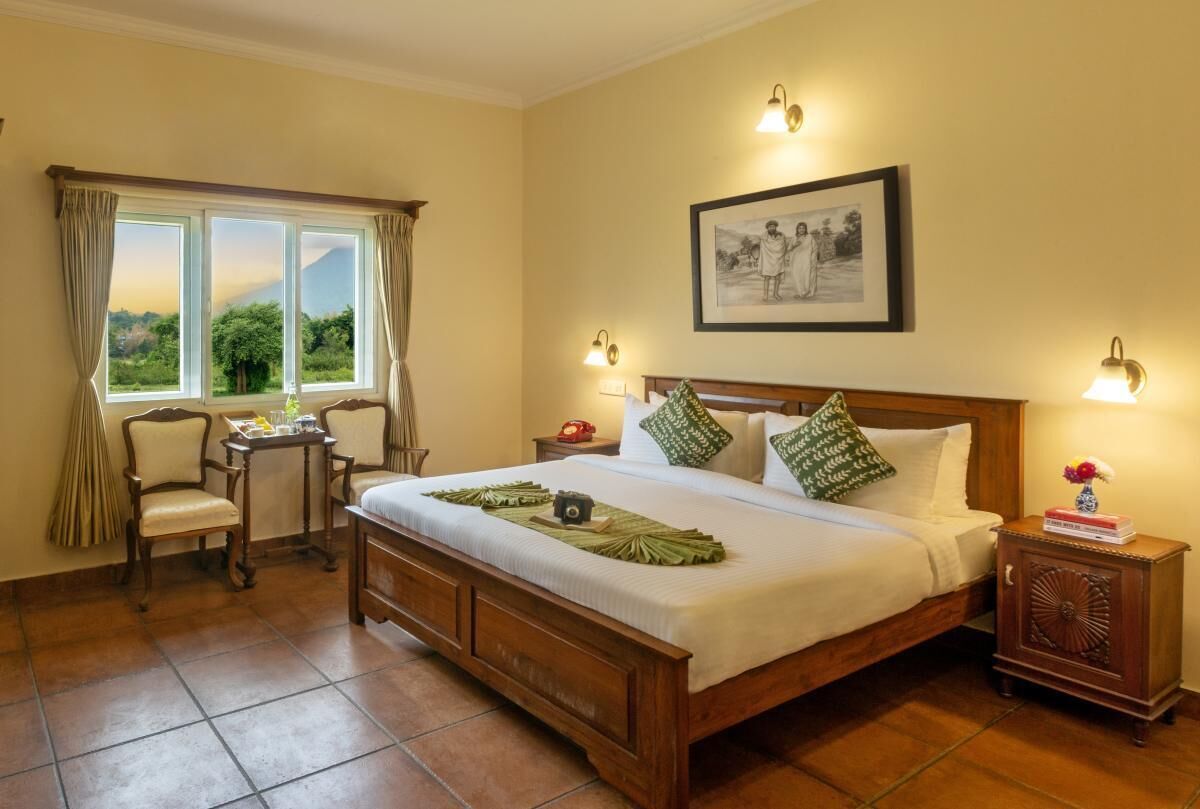 Luxury-Doppelzimmer, 1 King-Bett, Terrasse, Bergblick
