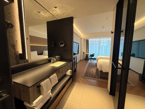 Superior Double Room, Balcony, Garden View | In-room safe, desk, laptop workspace, blackout drapes