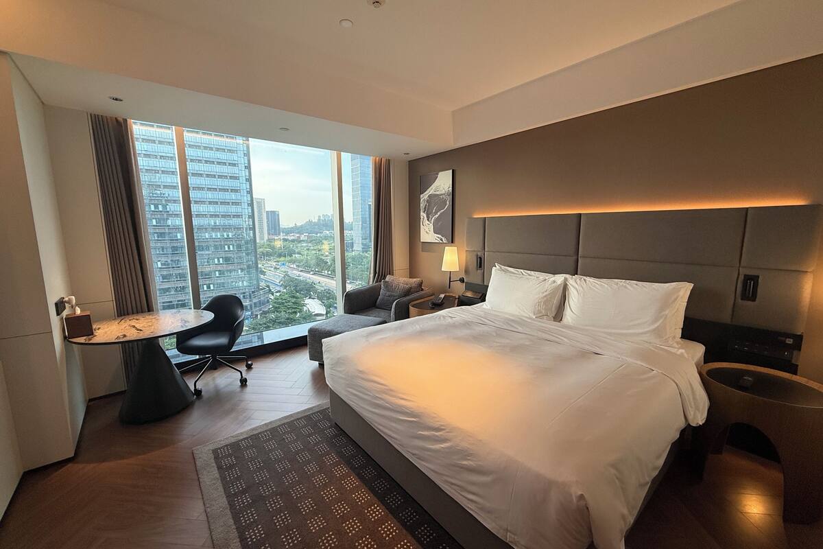 Superior Double Room, Balcony, Garden View | In-room safe, desk, laptop workspace, blackout drapes
