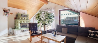 Holiday Apartment Tannhausen with Private Garden, Balcony and Wi-Fi