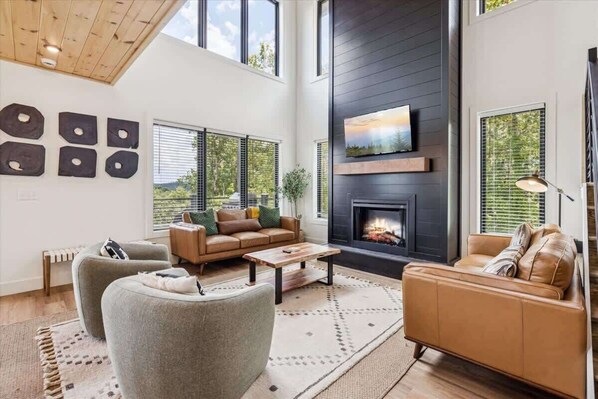 Smart TV, fireplace, offices