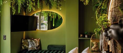 In-room safe, blackout curtains, soundproofing, iron/ironing board