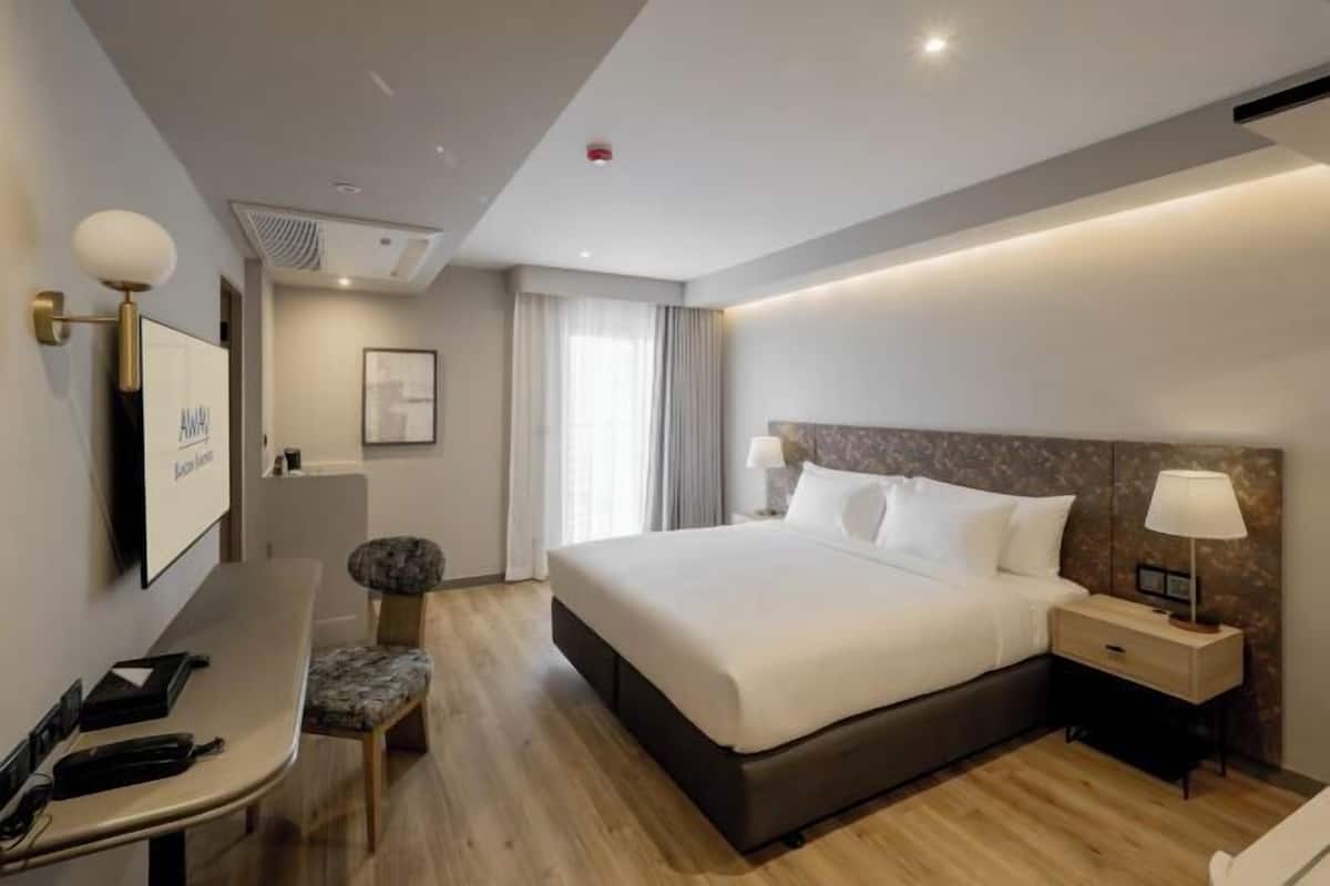 In-room safe, desk, blackout curtains, iron/ironing board