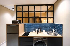 Private kitchen - Studio Deluxe Blue - with balcony (Marrakech)