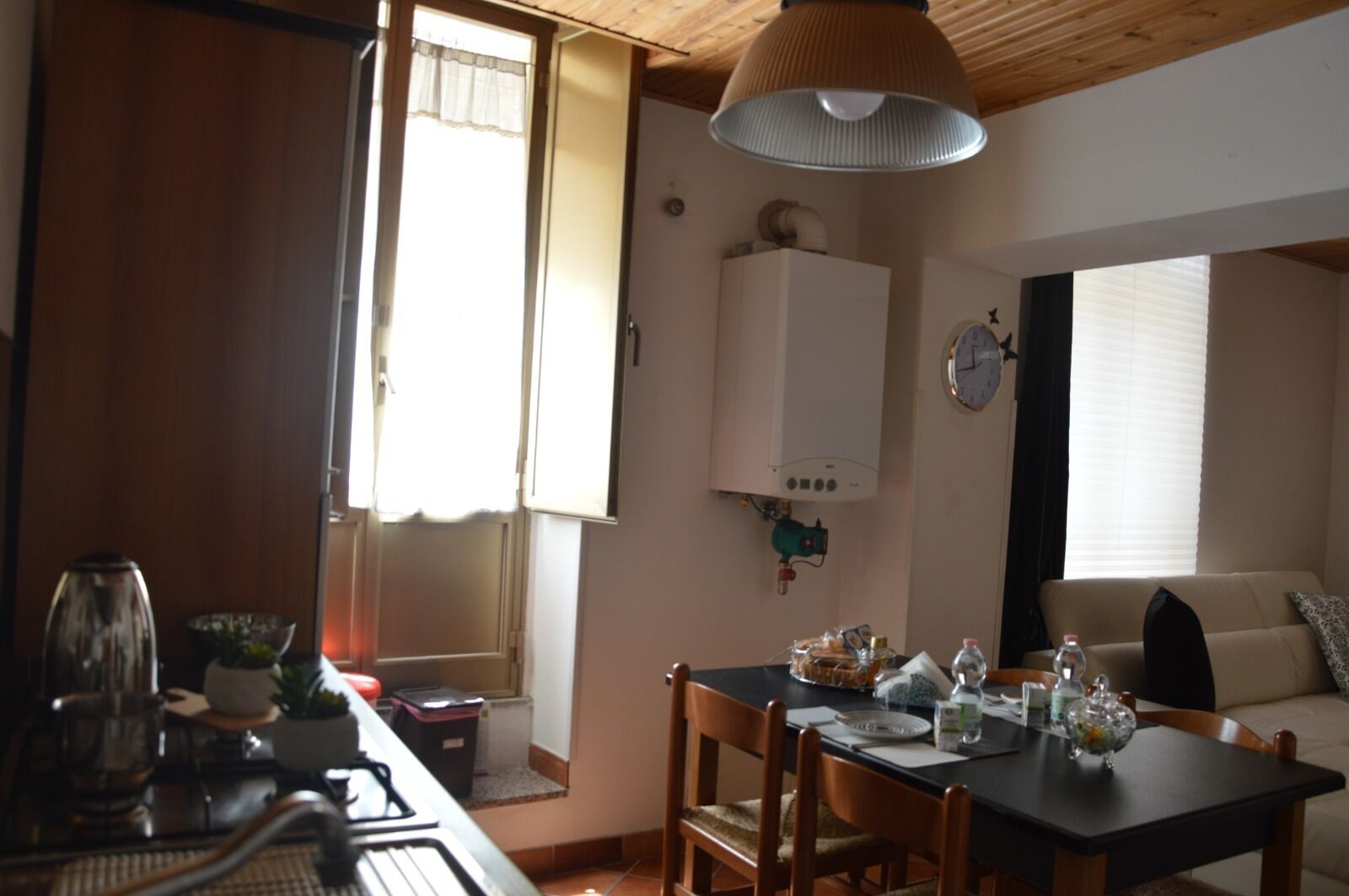 Comfort Apartment, Balcony, City View | Private kitchen | Electric kettle, toaster