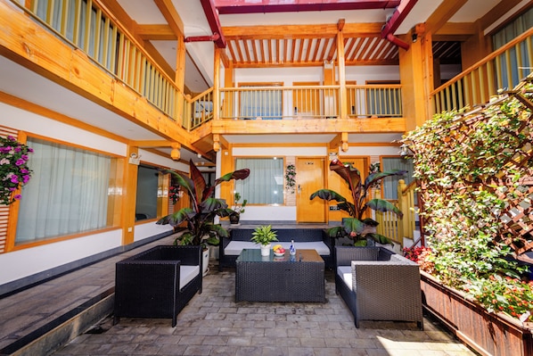 Lobby sitting area