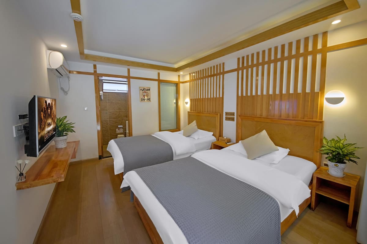 Classic Twin Room, Multiple Beds, Non Smoking, Garden View | Blackout curtains, free WiFi