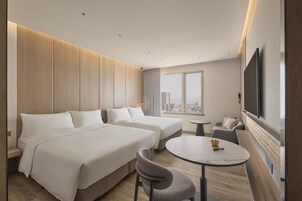 In-room safe, laptop workspace, blackout curtains, free WiFi