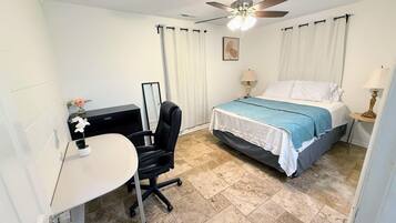 2 bedrooms, desk, iron/ironing board, free WiFi
