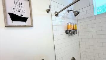 Hair dryer, towels