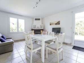 Dining - Quiet apartment between river and ocean, 4 people, terrace (Mimizan-Mimizan Plage)
