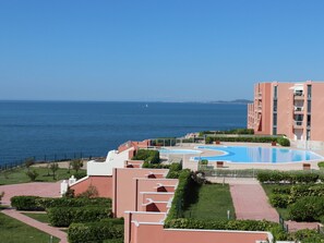 Pool - Air-conditioned studio sea view with parking, Sète (Sète)