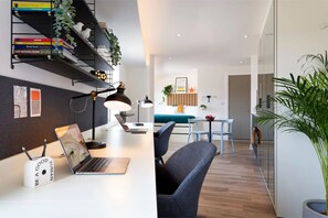 스튜디오, 금연 | 암막 커튼, 무료 WiFi