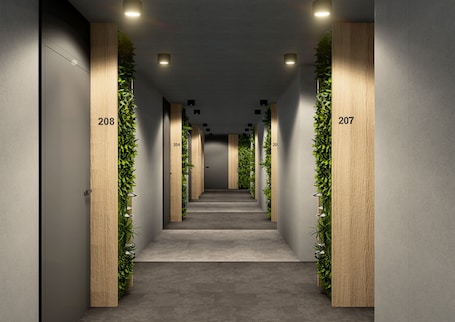Hallway. WE Hotel Expo Prague