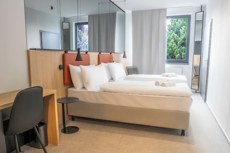 Deluxe kamer, 1 twee- of 2 eenpersoonsbedden | Gratis wifi