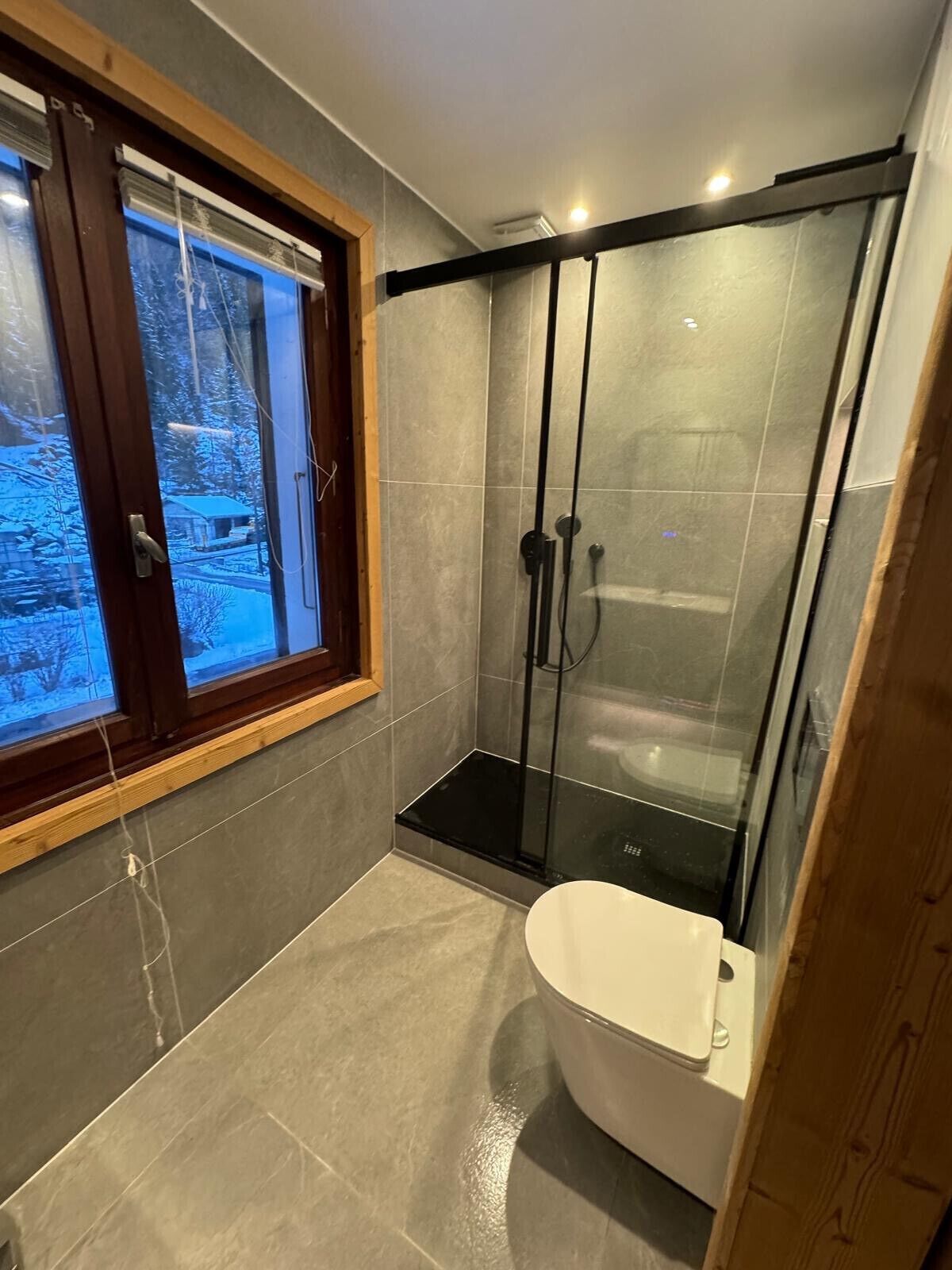 Een douche, een haardroger