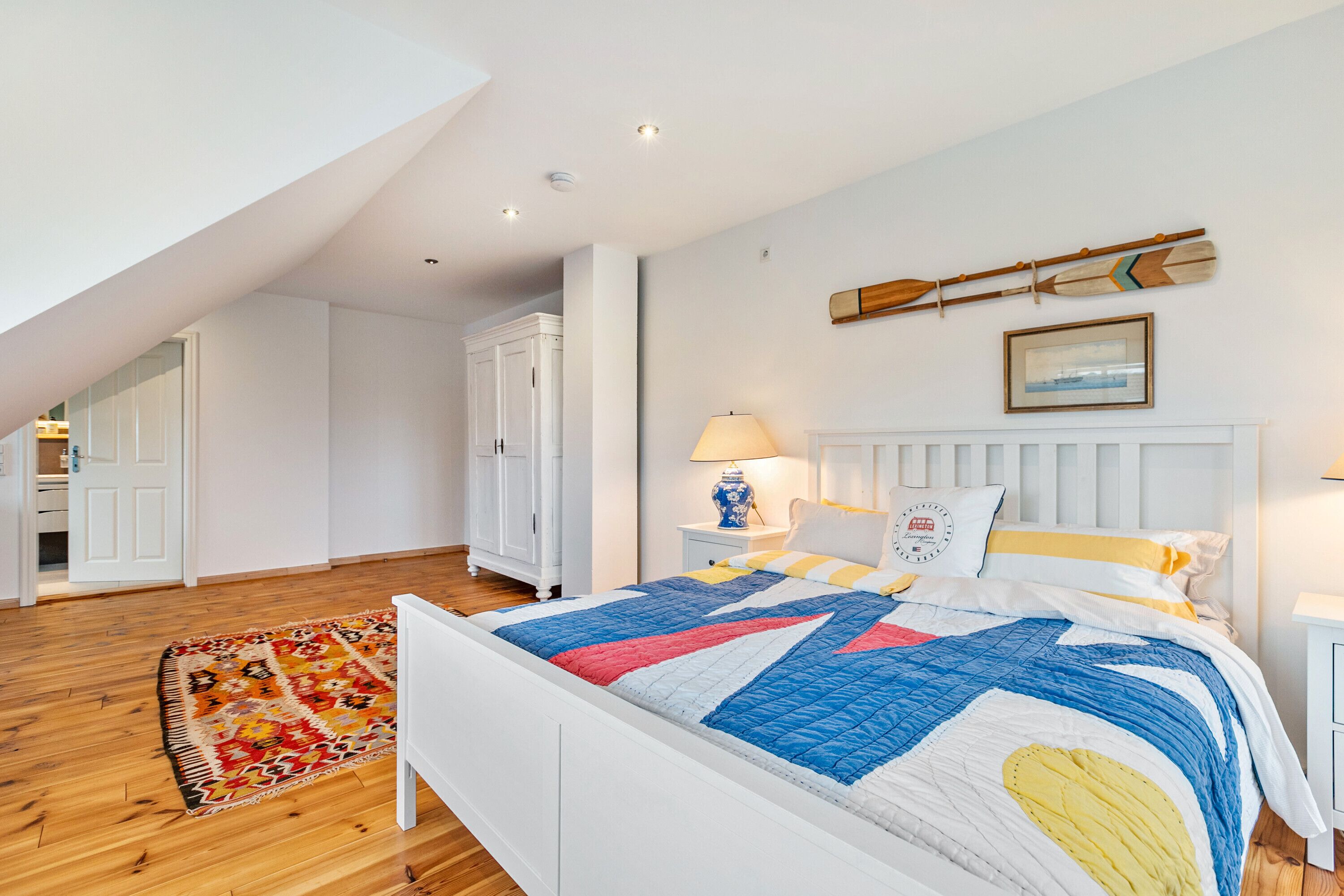 4 slaapkamers, een strijkplank/strijkijzer, wifi, beddengoed