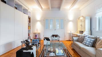 TV, fireplace, DVD player, stereo