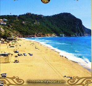 Beach nearby, white sand