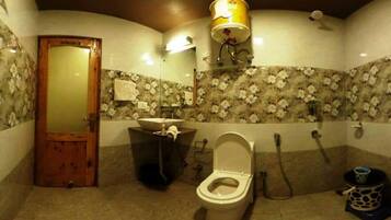 Ducha, artículos de tocador gratuitos, toallas, jabón