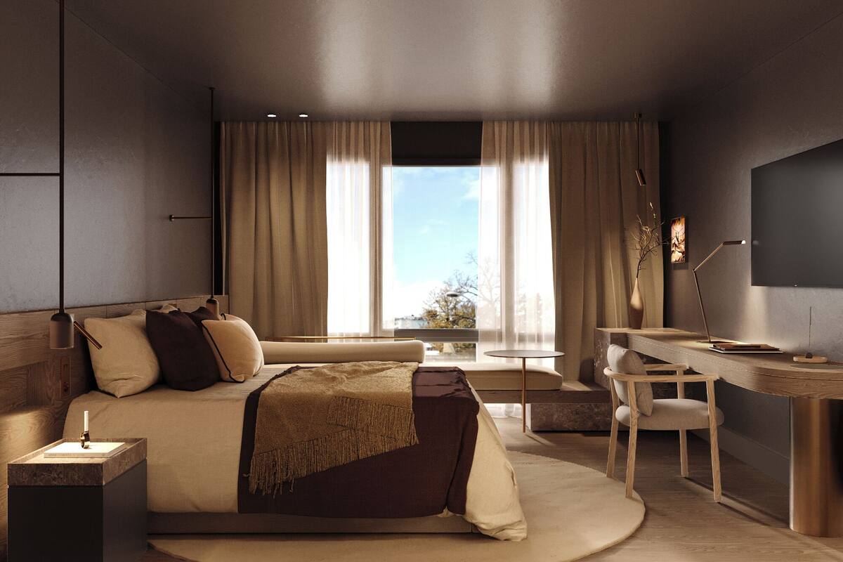 Classic Double Room, City View | In-room safe, desk, laptop workspace, blackout drapes