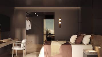 Ropa de cama hipoalergénica y minibar