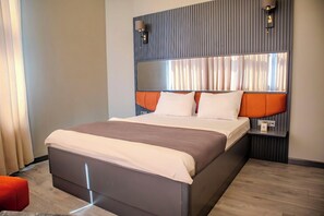 Standard Double Room, City View | Hypo-allergenic bedding, free minibar, in-room safe, laptop workspace