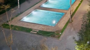 Outdoor pool - Charming 2-bedroom apartment in lovely Marrakesh with AC, Pool (Marrakesh)