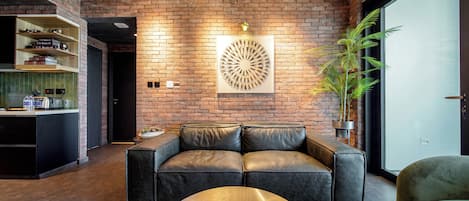 公寓, 露台, 城市景 | 客廳 | 智能電視