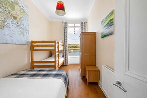 2 bedrooms, iron/ironing board, travel cot, WiFi