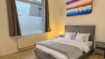 1 bedroom, iron/ironing board, travel crib, WiFi