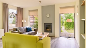 TV connectée, cheminée