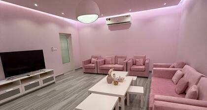 The pink private swimming pool chalet & villa