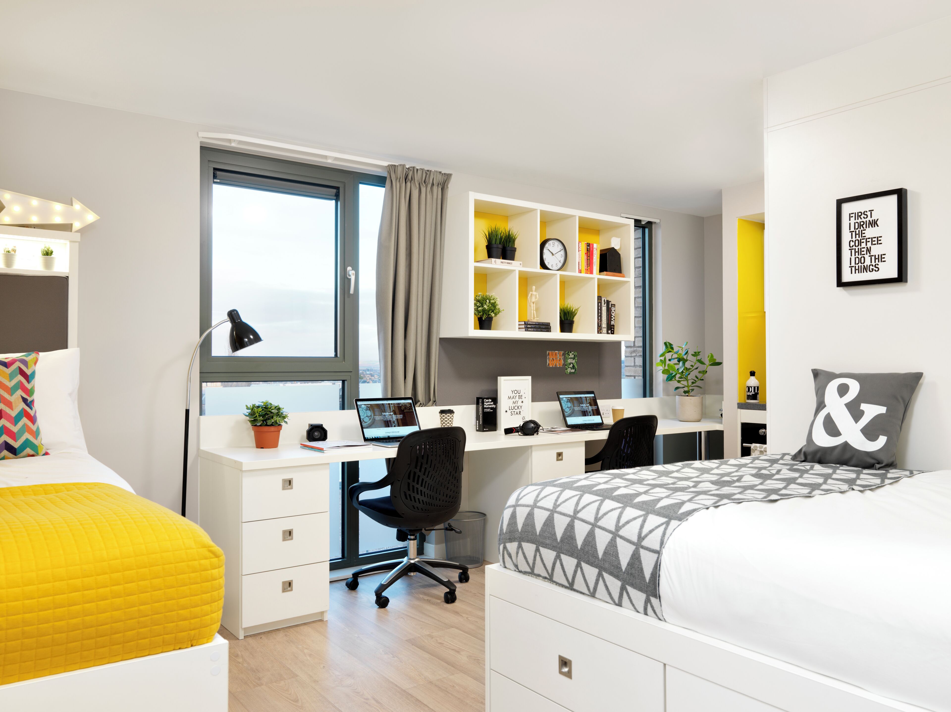 Free WiFi, bed sheets