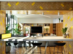 Lobby sitting area