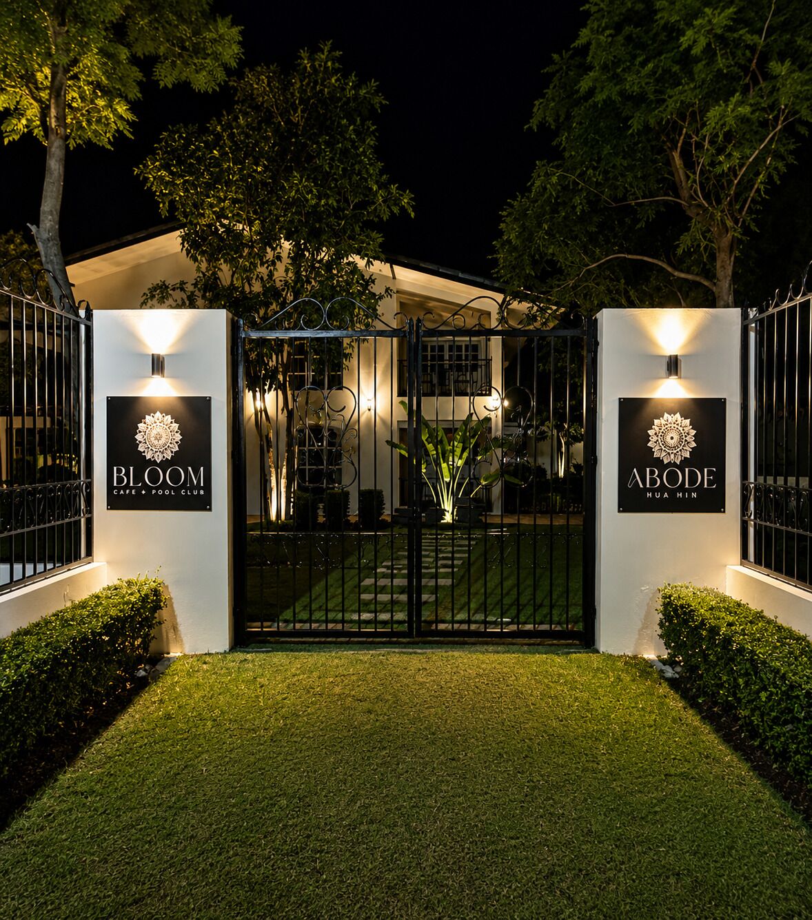 Pintu masuk properti