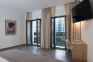 Városi kilátás a szállásról