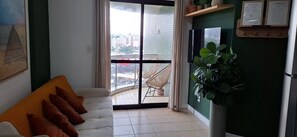 Basic Apartment | Living area | 32-inch Smart TV with digital channels