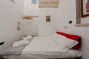 1 bedroom, iron/ironing board, travel crib