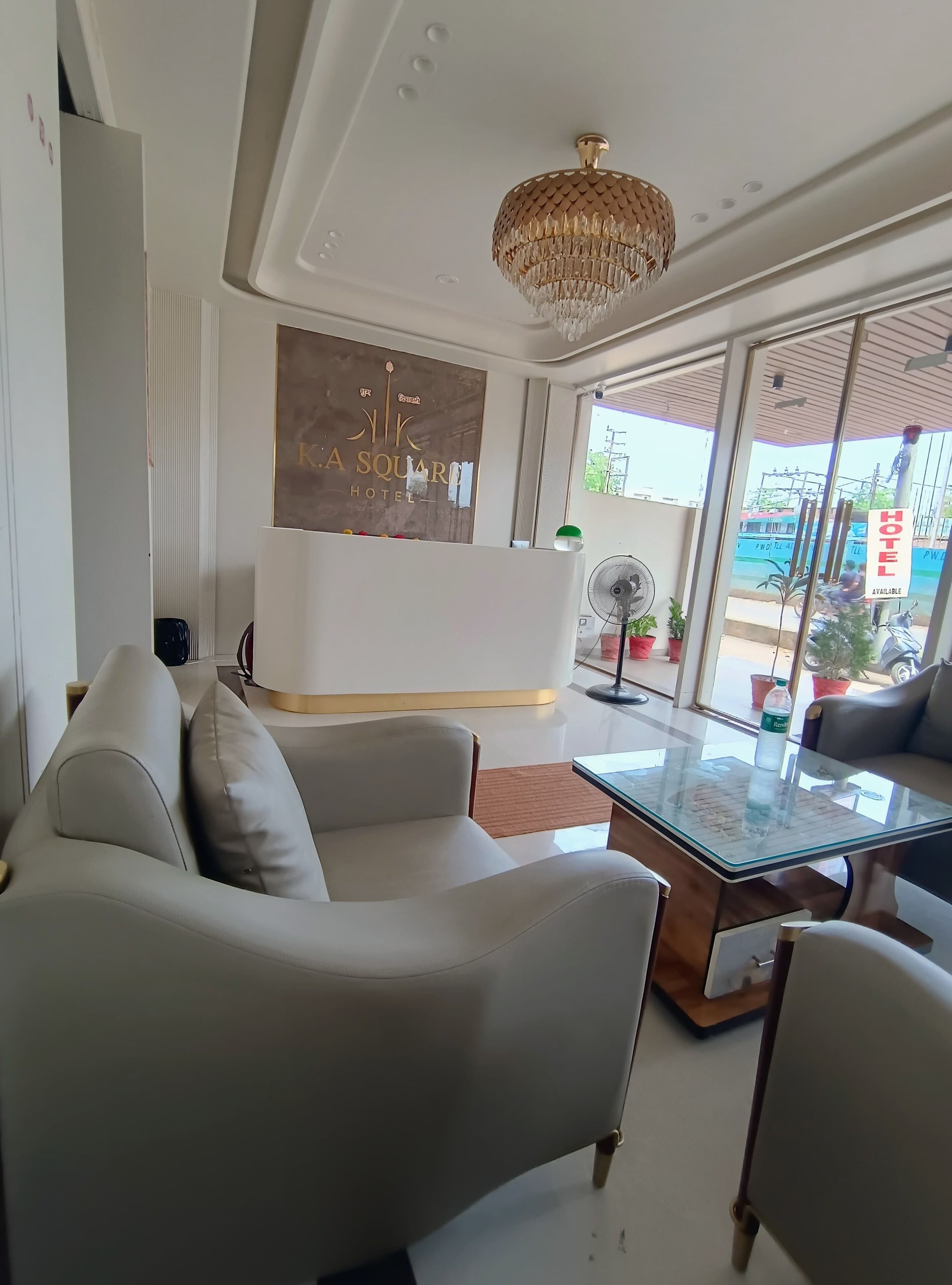 Lobby sitting area