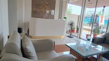 Lobby sitting area
