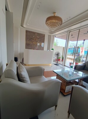 Lobby sitting area