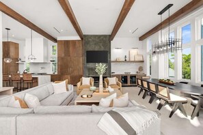 Smart TV, fireplace, offices