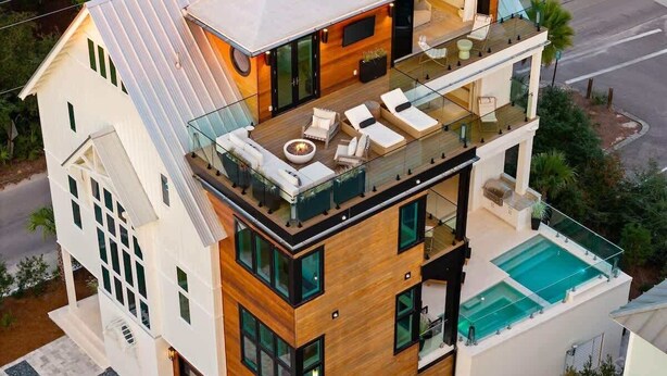 Unclassified image, 1 of 88, button - 30A Gulf View l Golf Cart l Pool l Rooftop Deck (Santa Rosa Beach)