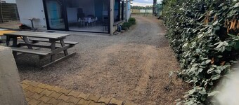 Air-conditioned house +garden +beach