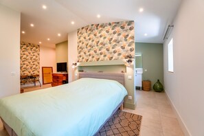 1 habitación y ropa de cama 