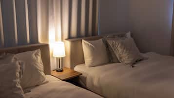 Deluxe House, 4 Bedrooms, Non Smoking, City View | Desk, laptop workspace, blackout drapes, iron/ironing board