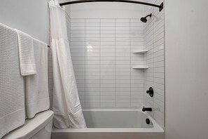 Shower, hair dryer - Stylish Luxury Rooftop Home (Indianapolis)