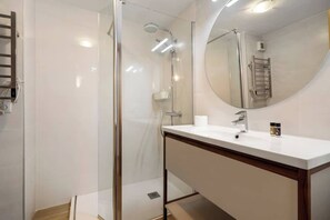 Shower, hair dryer