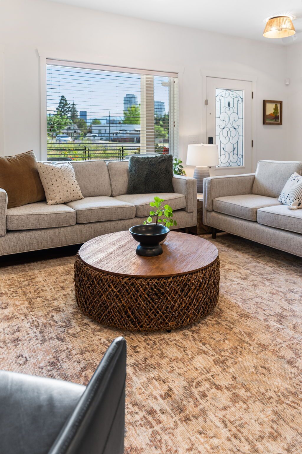 TV connectée, cheminée